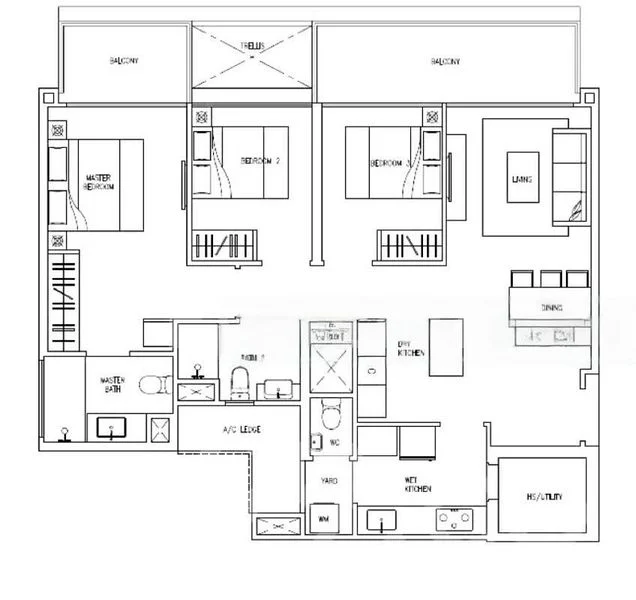 Room (Condo) for Rent in  Citylife @ Tampines - Image 6
