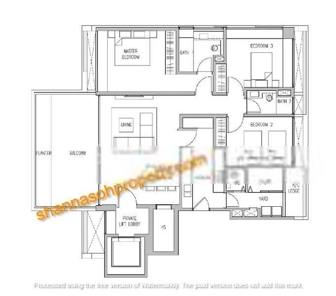3 Bed Condo for Rent in  Urban Suites - Image 21
