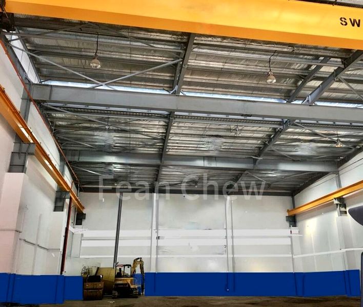 Factory / Workshop (B2) for Rent: Workshop in Jurong/Tuas with Overhead Crane for Lease - Image 1