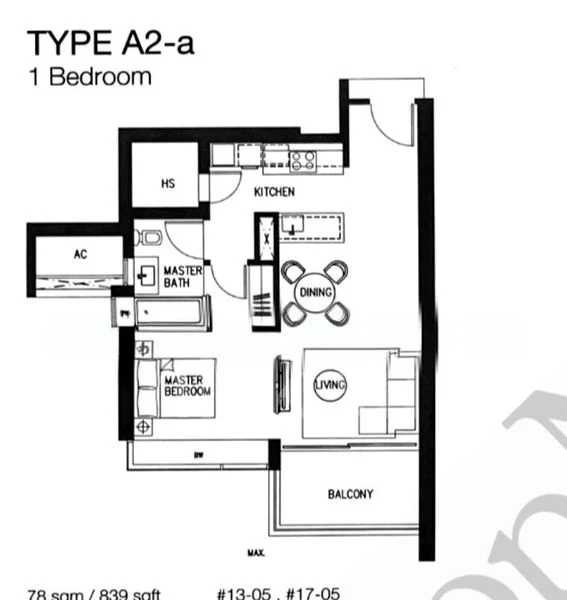 1 Bed Condo for Sale in Concourse Skyline - Image 5