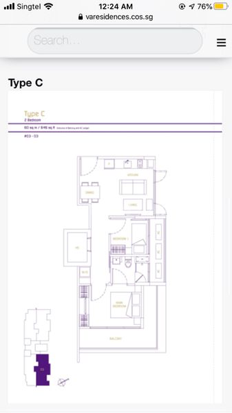 2 Bed (Condo) for Rent in  Va Residences - Image 8