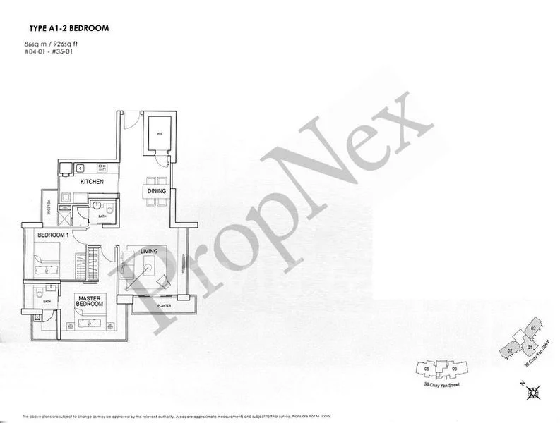 2 Bed (Condo) for Rent in  The Regency At Tiong Bahru - Image 11