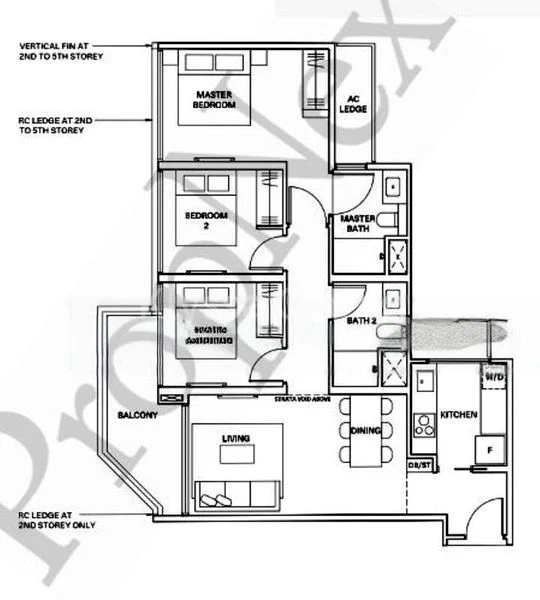 3 Bed Condo for Sale in  The Watergardens At Canberra - Image 11