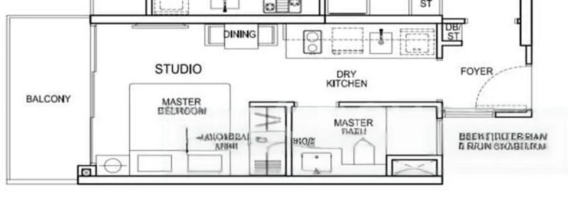 Studio Condo for Rent in  Rivertrees Residences - Image 14