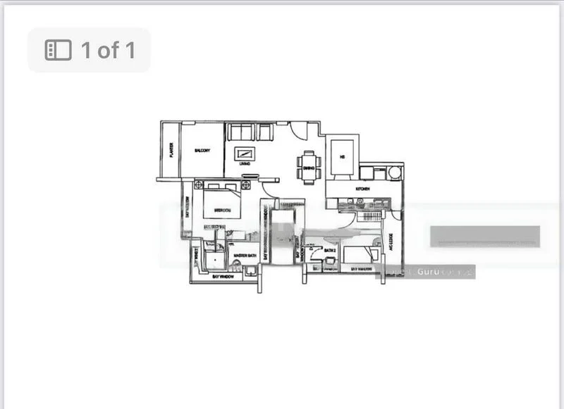 2 Bed Apartment (Condo) for Rent in  Angullia Park Residences @ Orchard - Image 14