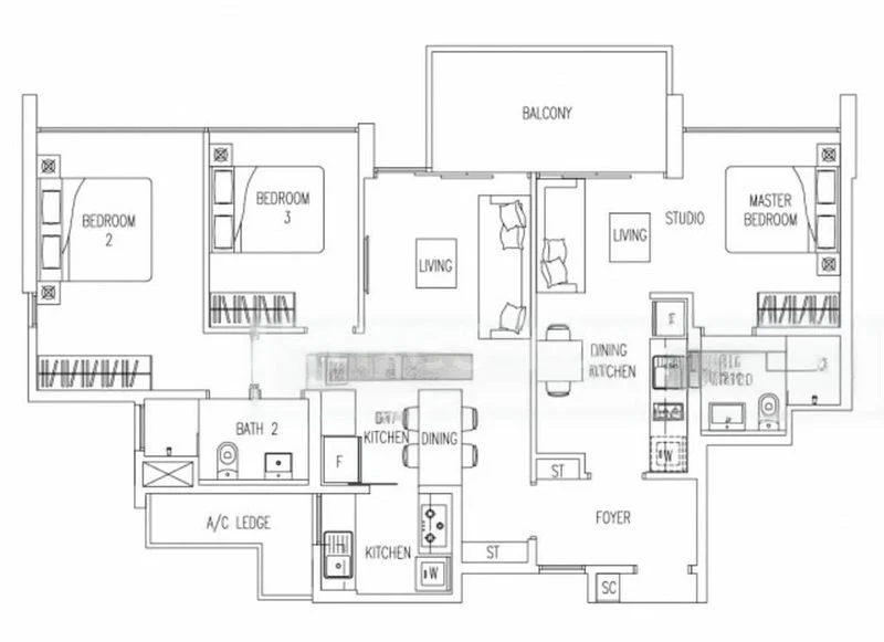 3 Bed Executive Condo for Sale in  Twin Waterfalls - Image 18
