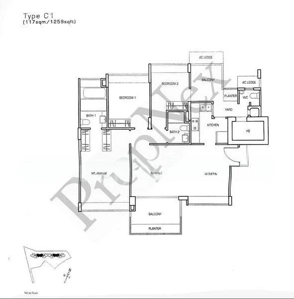 3 Bed Condo for Rent in Viz At Holland - Image 12