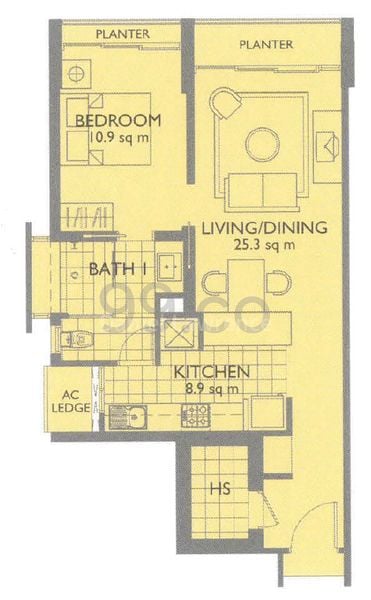 1 Bed Condo for Rent in The Pier At Robertson - Image 11