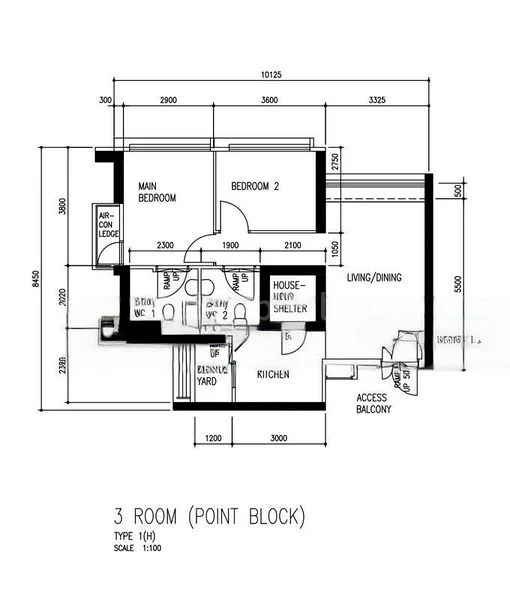 3 Room (3A) HDB for Sale in  55 Havelock Road - Image 6