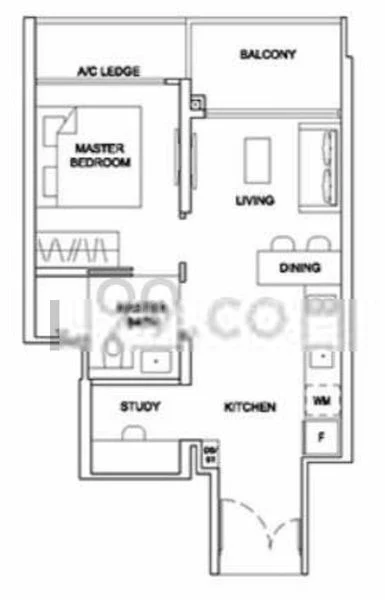 1 Bed Condo for Rent in  Stirling Residences - Image 5