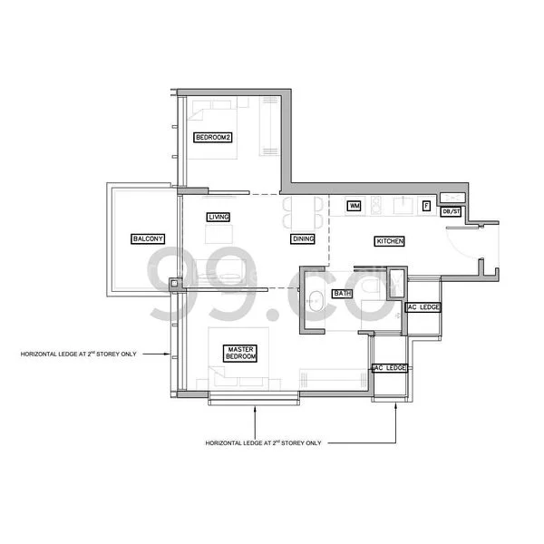 2 Bed Apartment (Condo) for Sale in  Grange 1866 - Image 12