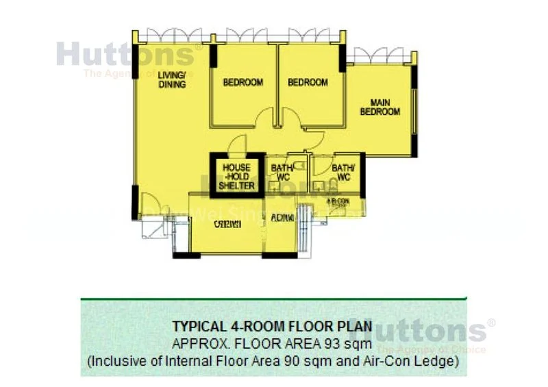 4 Room (4A) HDB for Sale in  522C Tampines Central 7 - Image 9