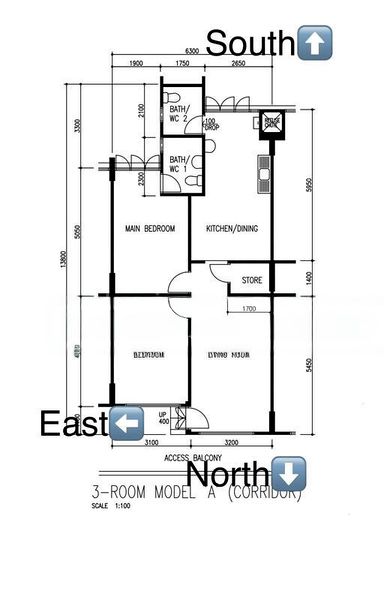3 Room (3A) HDB for Sale in 665 Hougang Avenue 4 - Image 6