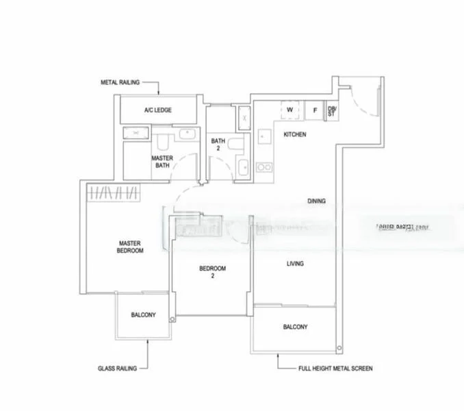 2 Bed Apartment (Condo) for Rent in  Parc Komo / Komo Shoppes - Image 15