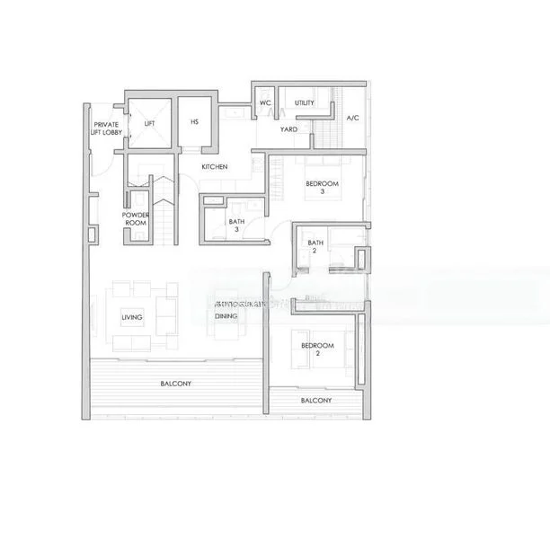 3 Bed Condo for Rent in Lloyd Sixtyfive - Image 14