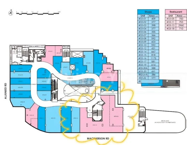 Mall Shop for Rent: M2 Macpherson Mall - Image 4