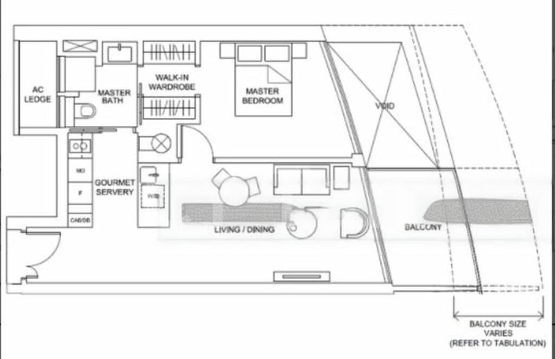 1 Bed Apartment (Condo) for Rent in  Marina One Residences - Image 12