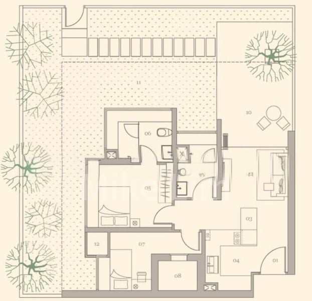 2 Bed Apartment (Condo) for Rent in  Gilstead Two - Image 12