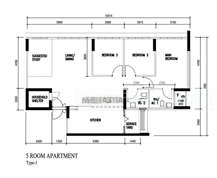 5 Room (5I) HDB for Sale in  605A Tampines Street 61 - Image 15