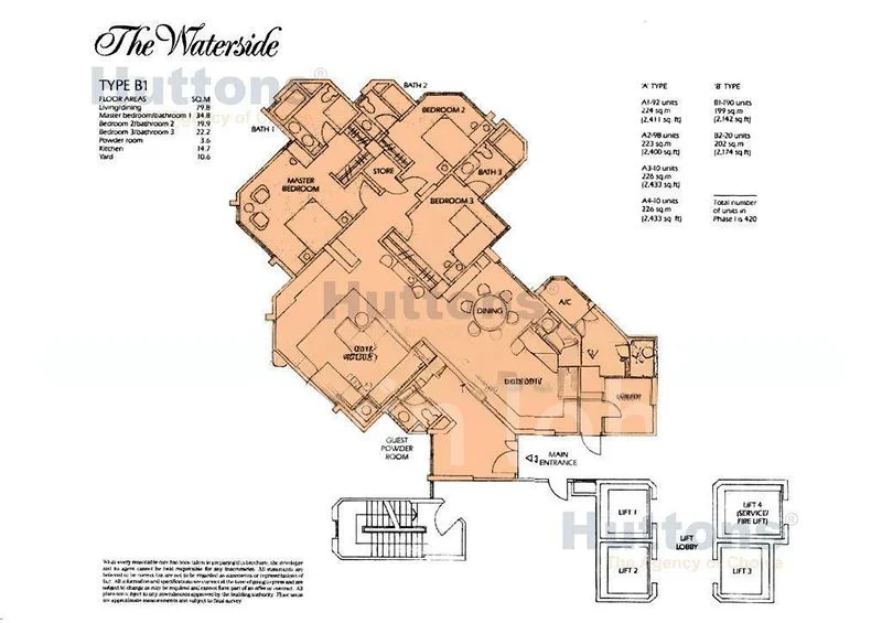 3 Bed Condo for Rent in  The Waterside - Image 14