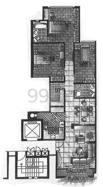 4 Bed (Condo) for Rent in Wing Fong Mansions - Image 8