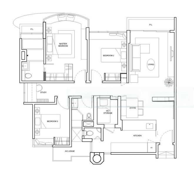 3 Bed Condo for Rent in  The Cascadia - Image 10