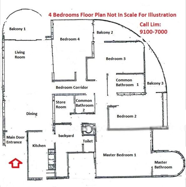 4 Bed Condo for Rent in Teresa Ville - Image 13