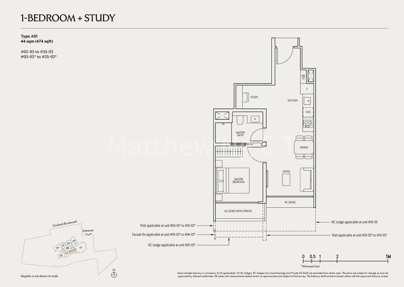 1+1 Bed Condo for Sale in UPPERHOUSE at Orchard Boulevard / Orchard Boulevard - Image 12