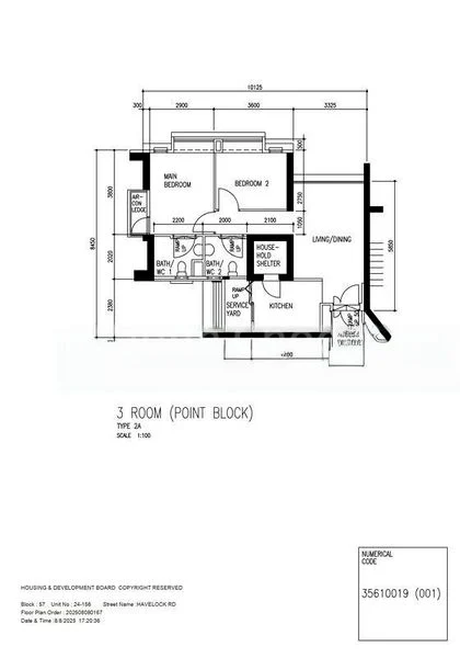 3 Room (3A) HDB for Sale in  57 Havelock Road - Image 19