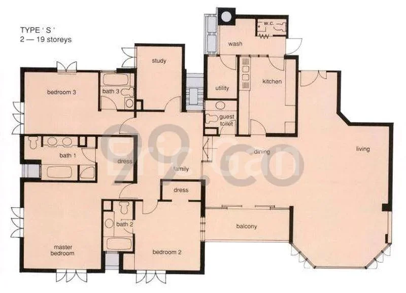 4 Bed Condo for Rent in  Leonie Condotel - Image 19