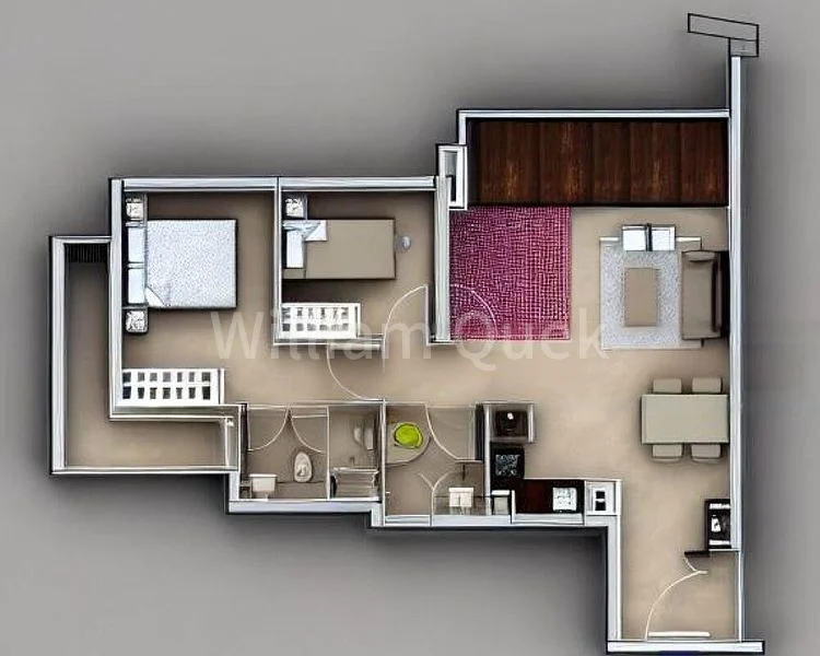 2 Bed Condo for Sale in Eight Riversuites - Image 6