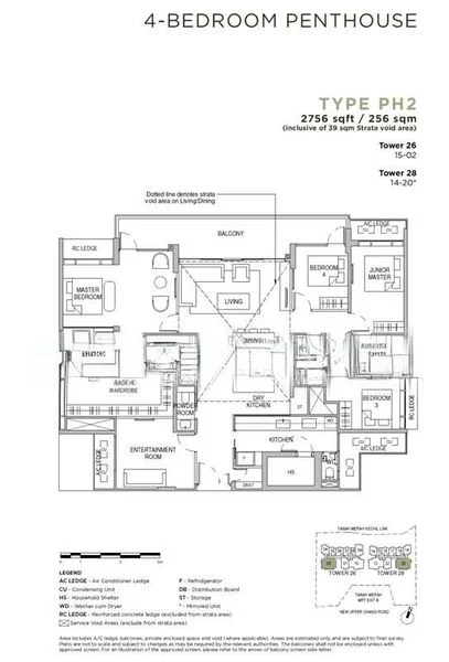 4 Bed Condo for Sale in  Sceneca Residence / Sceneca Square - Image 16