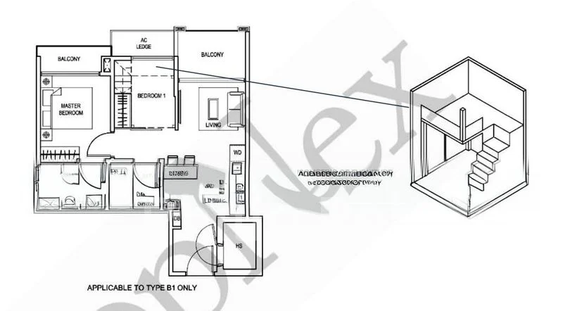 2 Bed Condo for Rent in  The Creek @ Bukit - Image 4