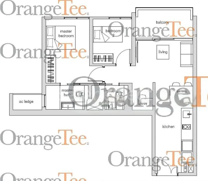 2 Bed Condo for Rent in The Panorama - Image 16