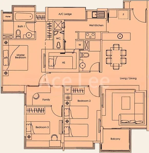 3 Bed Condo for Sale in  Kovan Melody - Image 6