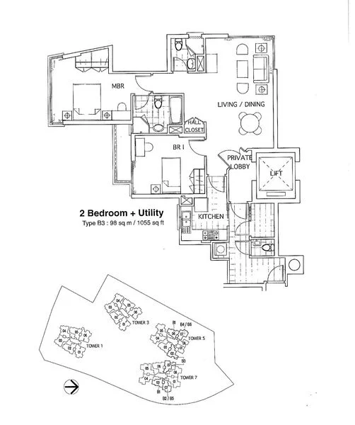 2 Bed Condo for Sale in  The Mayfair - Image 7