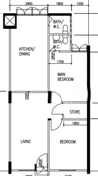 3 Room (3NG) HDB for Rent in  307 Shunfu Road - Image 5