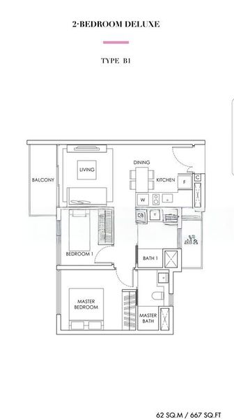 2 Bed Condo for Rent in  Highline Residences - Image 8