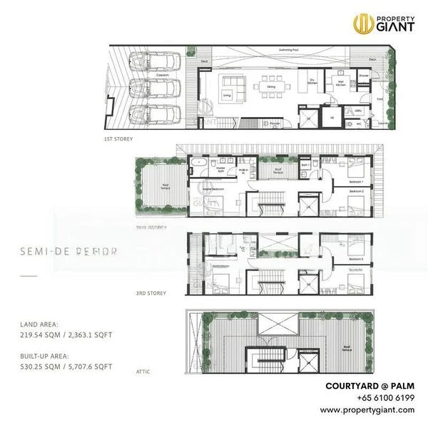 6 Bed Semi-Detached House (Landed) for Sale in  Palm Road - Image 18