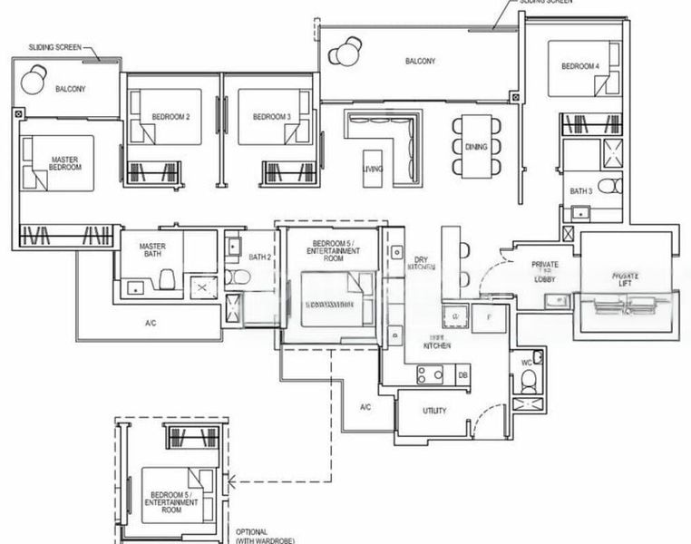 5 Bed Condo for Rent in  Grandeur Park Residences - Image 13