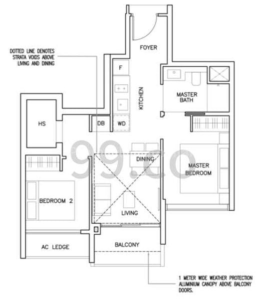 2 Bed Apartment (Condo) for Rent in  The Arden - Image 14