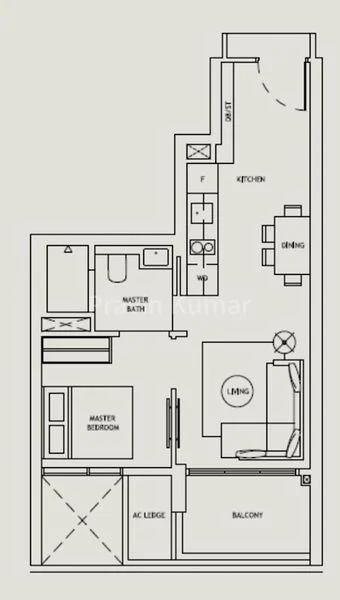 1 Bed Condo for Sale in  The Landmark - Image 5