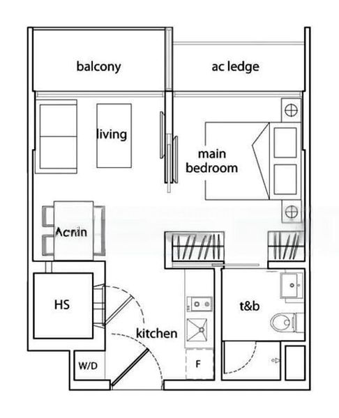 1 Bed Condo for Rent in  Cradels - Image 7