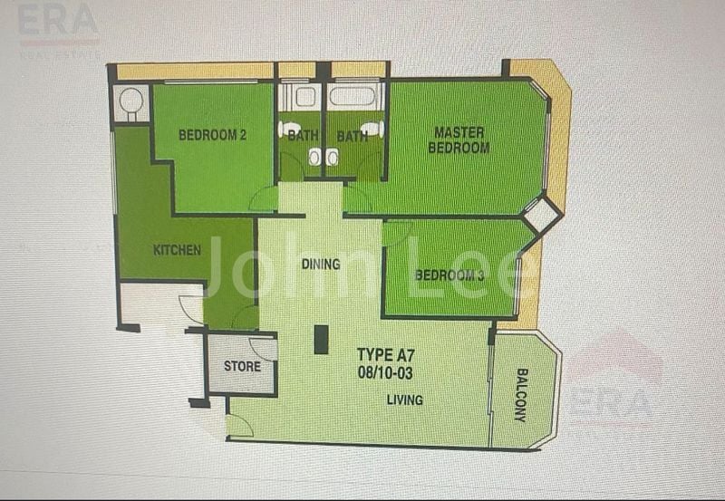 3+1 Bed Apartment (Condo) for Rent in  Mergui Mansions - Image 10