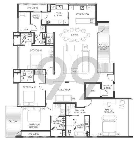 4 Bed Apartment (Condo) for Sale in The Giverny Residences - Image 11