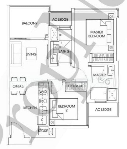 2 Bed Condo for Rent in  The Antares - Image 6