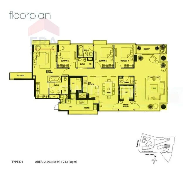 3 Bed Condo for Rent in  The Grange - Image 13