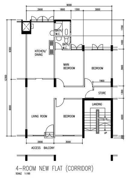4 Room (4NG) HDB for Sale in  129 Bedok North Street 2 - Image 14