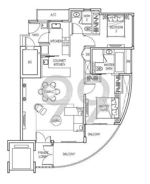 2 Bed Condo for Sale in  The Residences At W Singapore Sentosa Cove - Image 8
