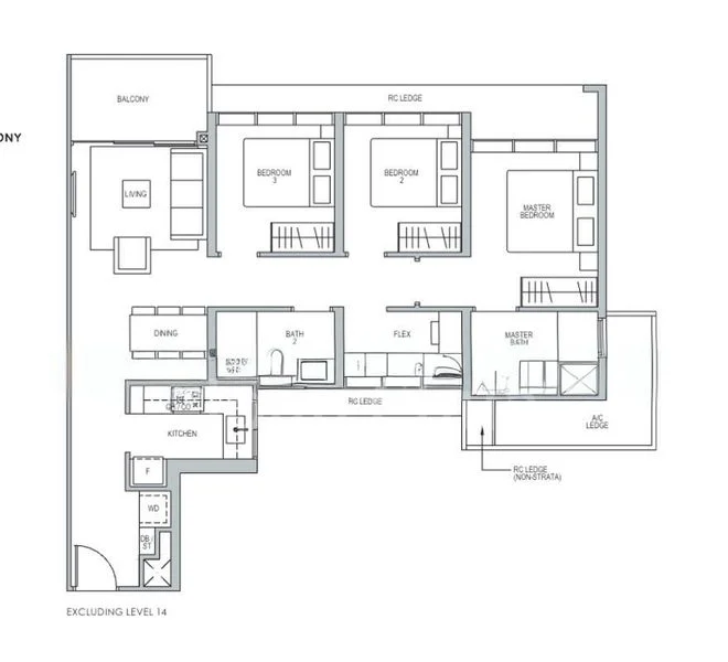 3 Bed Condo for Rent in Lentor Modern / Lentor Modern Mall - Image 4